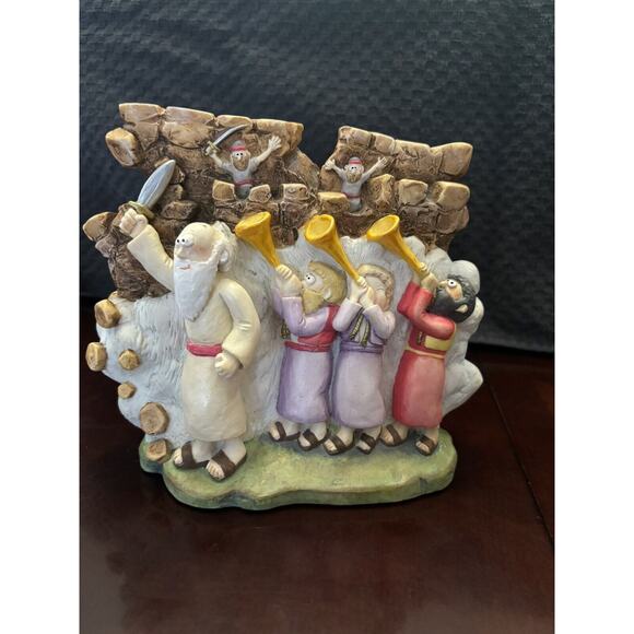 The Beginners‎ Bible Ceramic Figurine Joshua And The Walls Of Jericho 1995 - Picture 1 of 5